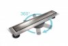 BALNEO 360 Drain 2w1 Odpływ liniowy dwustronny z obrotowym syfonem 50 cm wykończenie chrom 360-500 